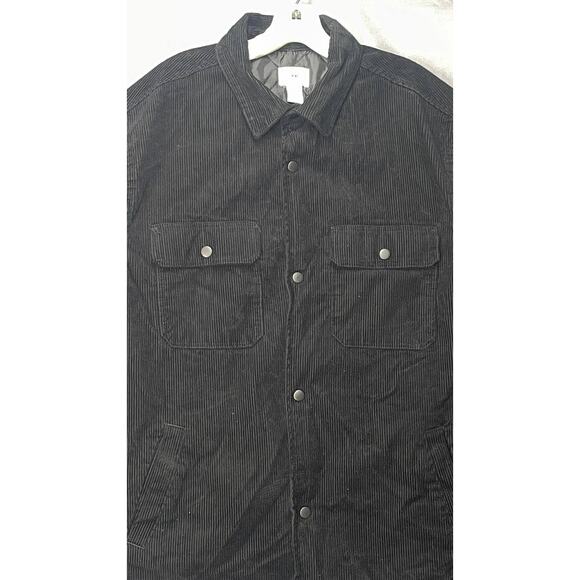 H&M Black Corduroy Jacket Men’s Sz L - Picture 7 of 11